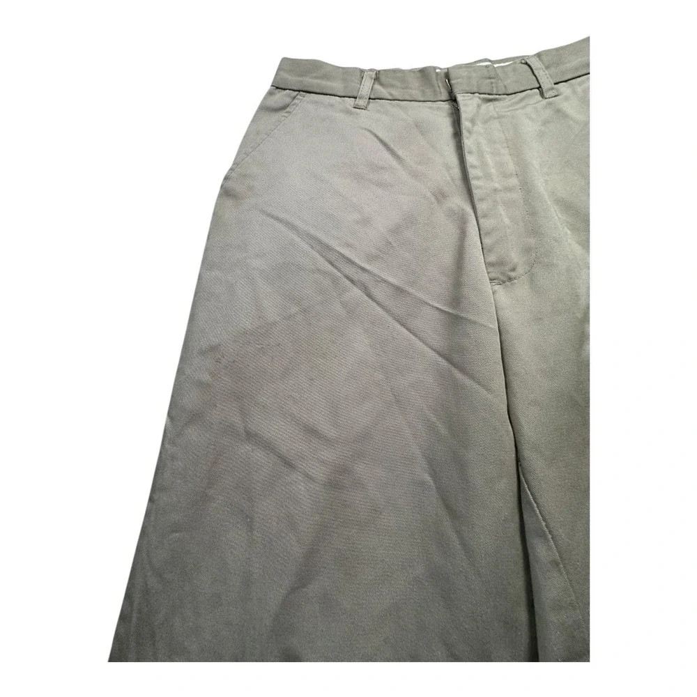 School Uniform Khaki Pants Boys Girls Flat Front‎ Classic Fit Size 30x30